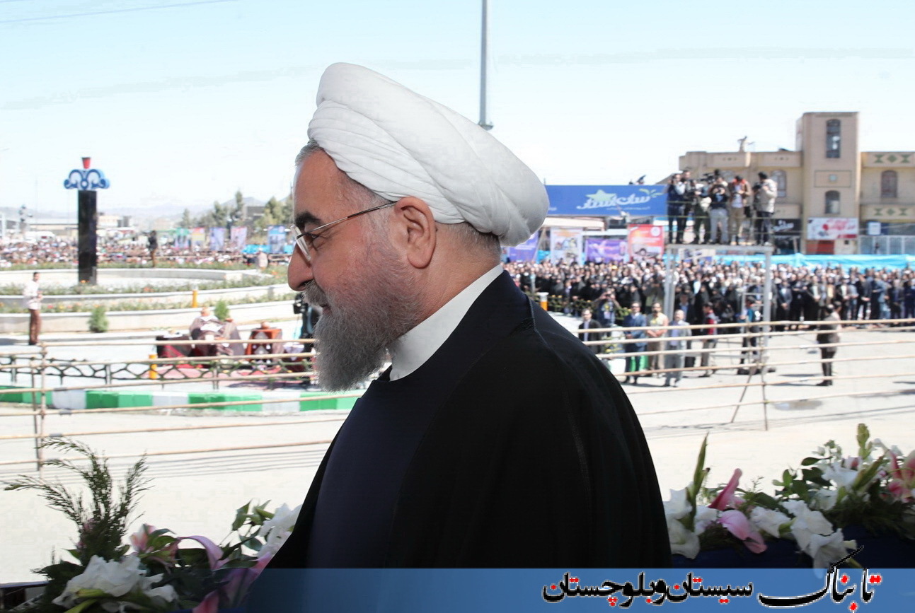 گزارش تصویری/ حضور رئیس جمهور در میدان گاز زاهدان