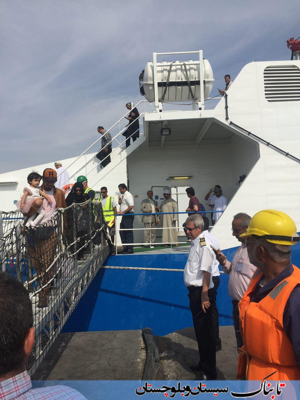 افتتاح رسمی خط دریایی چابهار-مسقط/ اولین خط دریایی مسافربری کشور