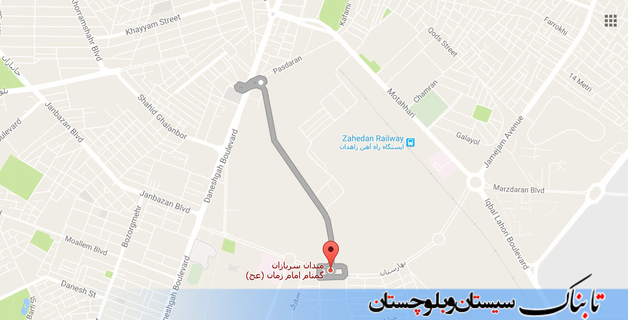 نام شهید خزایی روی مهمترین خیابان زاهدان