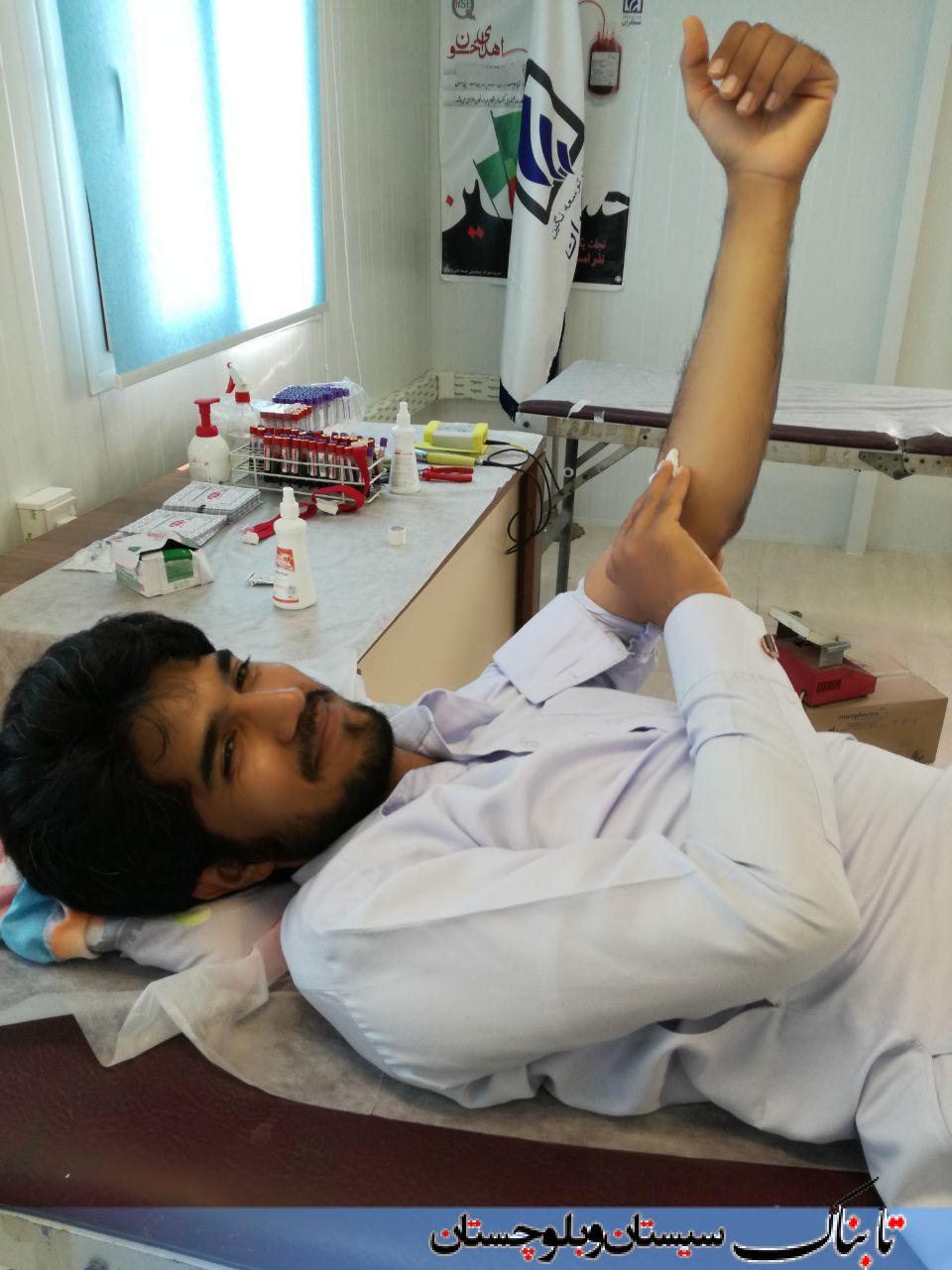 استقبال از اهدای خون در صنایع مختلف چابهار/ 