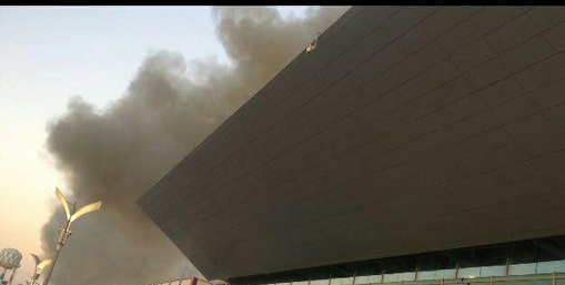 آتش&zwnj;سوزی فرودگاه بندرعباس+عکس