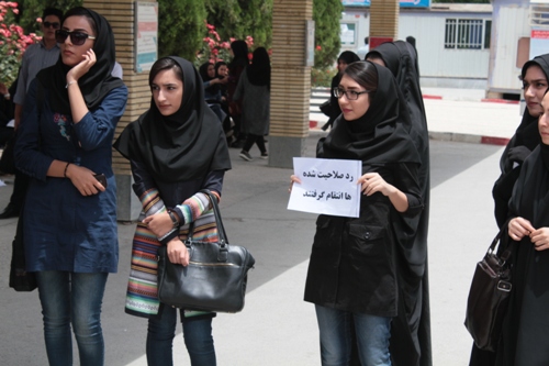 عزل و نصب در دانشگاه پیام نور استان مرکزی با اعتراض دانشجویان همراه شد