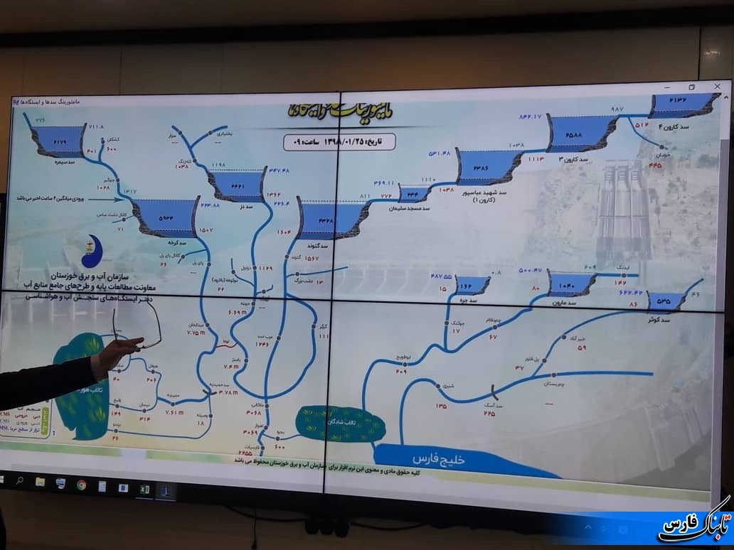آخرین وضعیت سدهای استان خوزستان/عکس