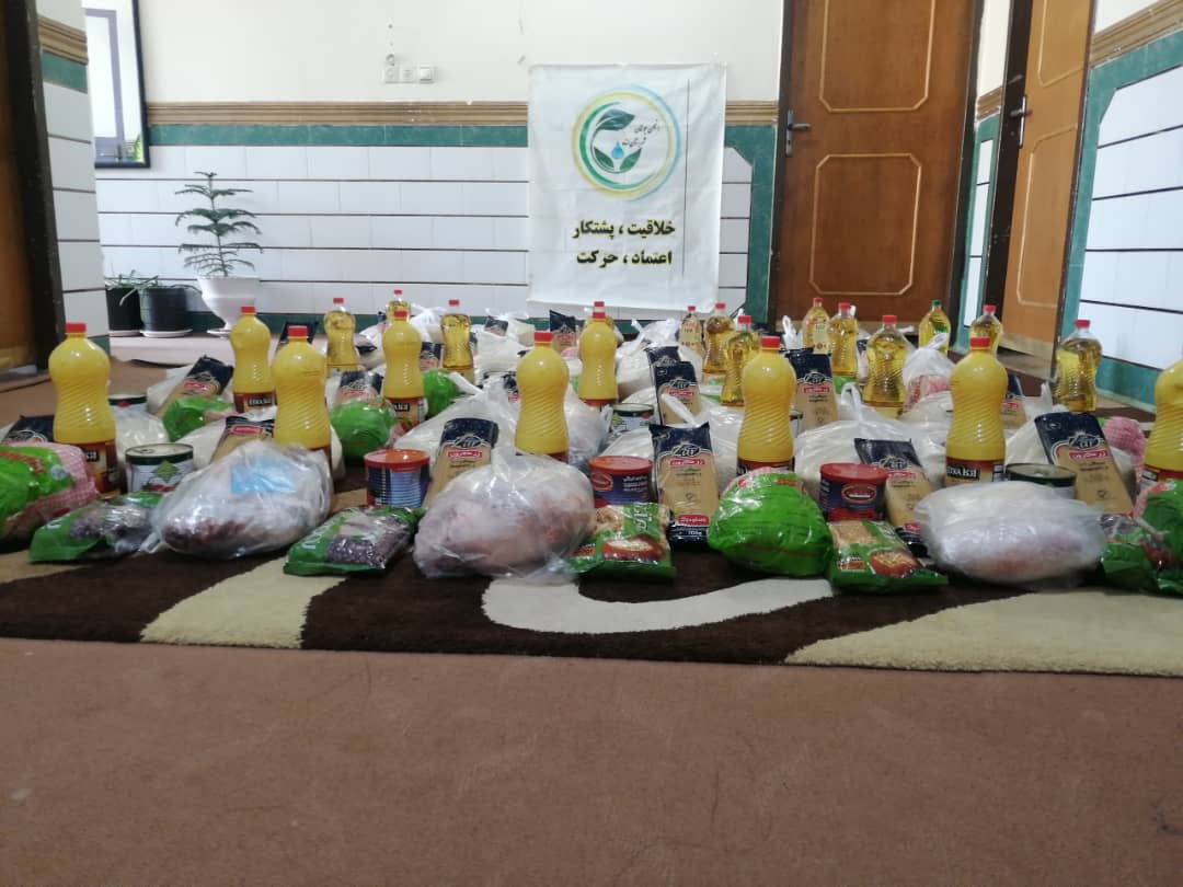 رزمایش شعبانیه ستاد اجرایی، سپاه و انجمن جوانان در حمایت از خانواده های کم برخودار لنده+تصاویر