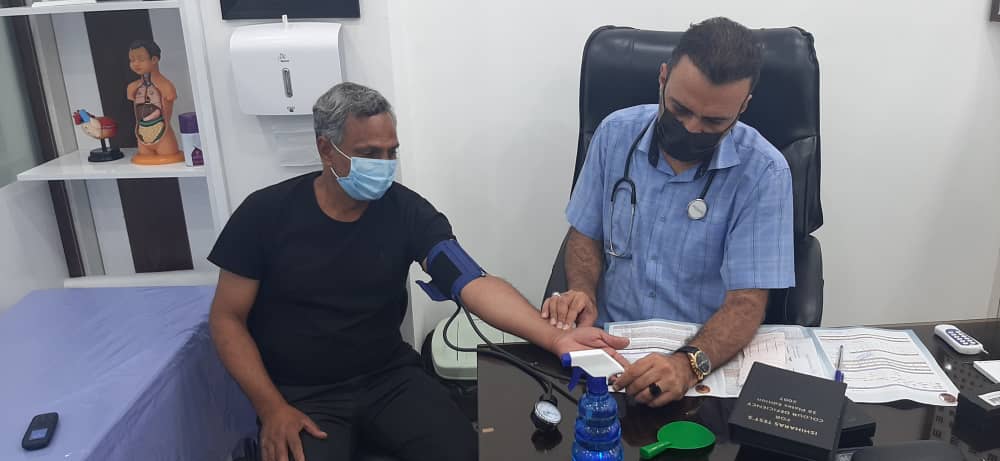 ششمین دوره معاینات ادواری کارکنان شرکت توسعه خدمات دریایی و بندری سینا در بندر شهید رجایی آغاز شد