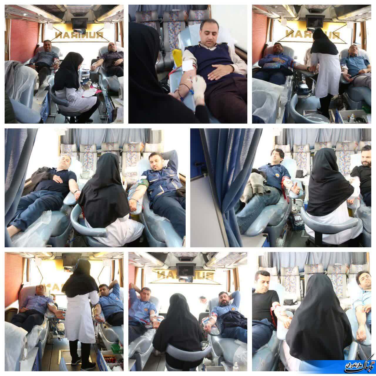 كاركنان نيروگاه نكا بیش از ۳۲ هزار سی&zwnj;سی خون اهداء کردند