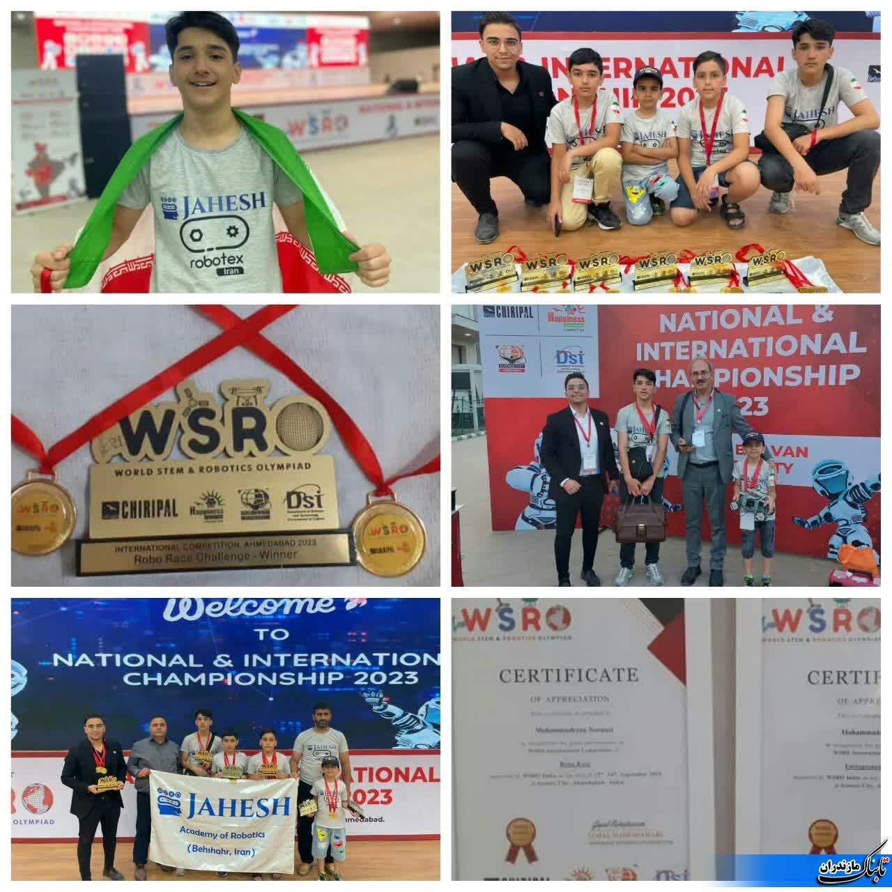 درخشش محمدرضا نوروزی در مسابقات جهانی رباتیک هندوستان