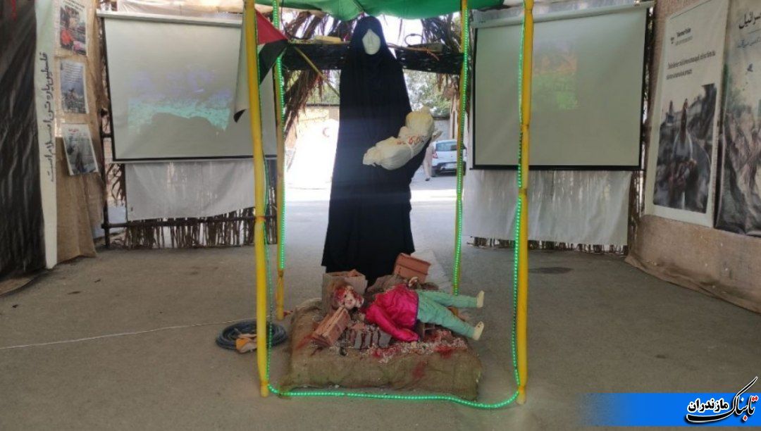 ماکت هواپیمای F5 در روستای ریحان&zwnj;آباد گلوگاه نصب و رونمایی شد