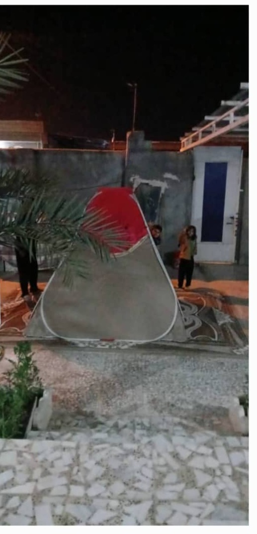 مردم وحدتیه به چادر پناه آوردند/ هلال احمر در تامین پتو و چادر ورود کند