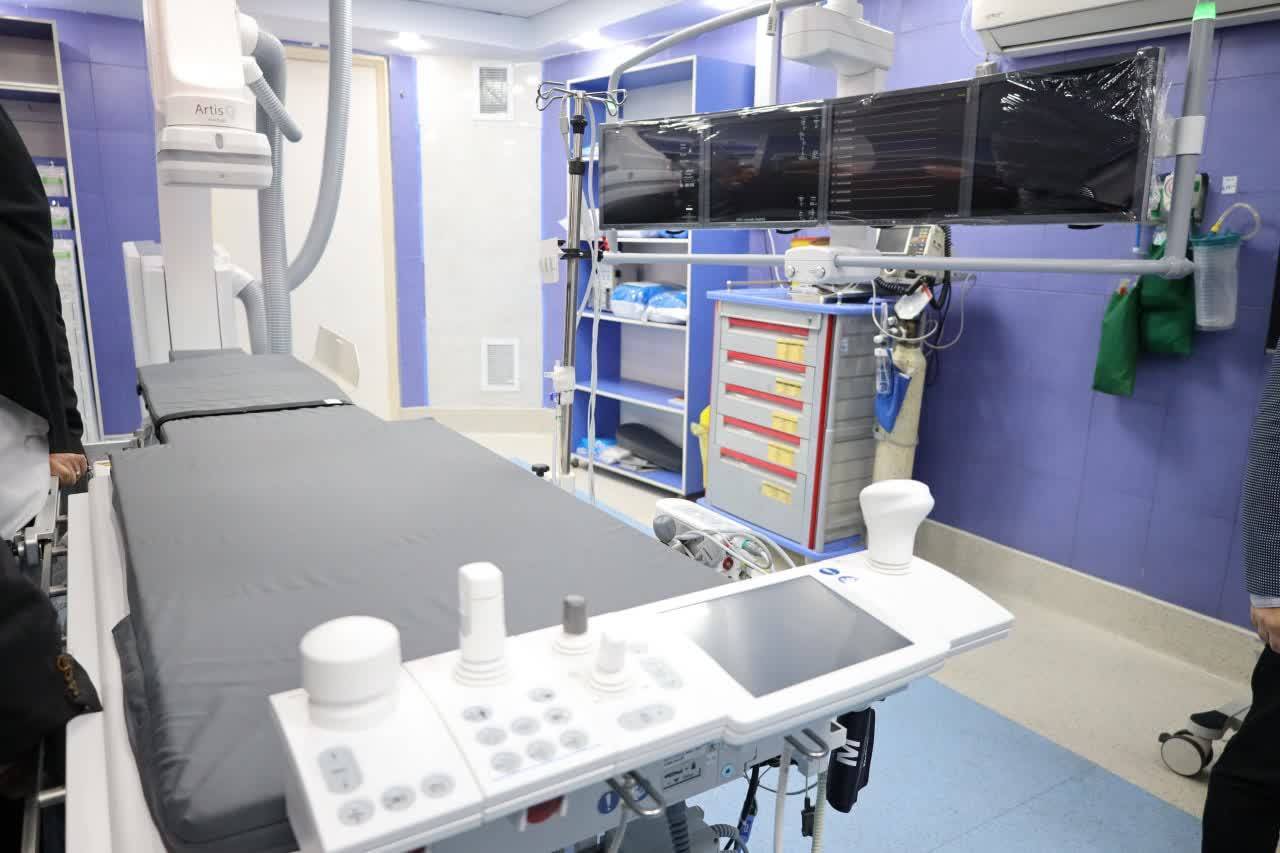 مدرنترین دستگاه آنژیوگرافی در البرز مورد بهره برداری قرار گرفت