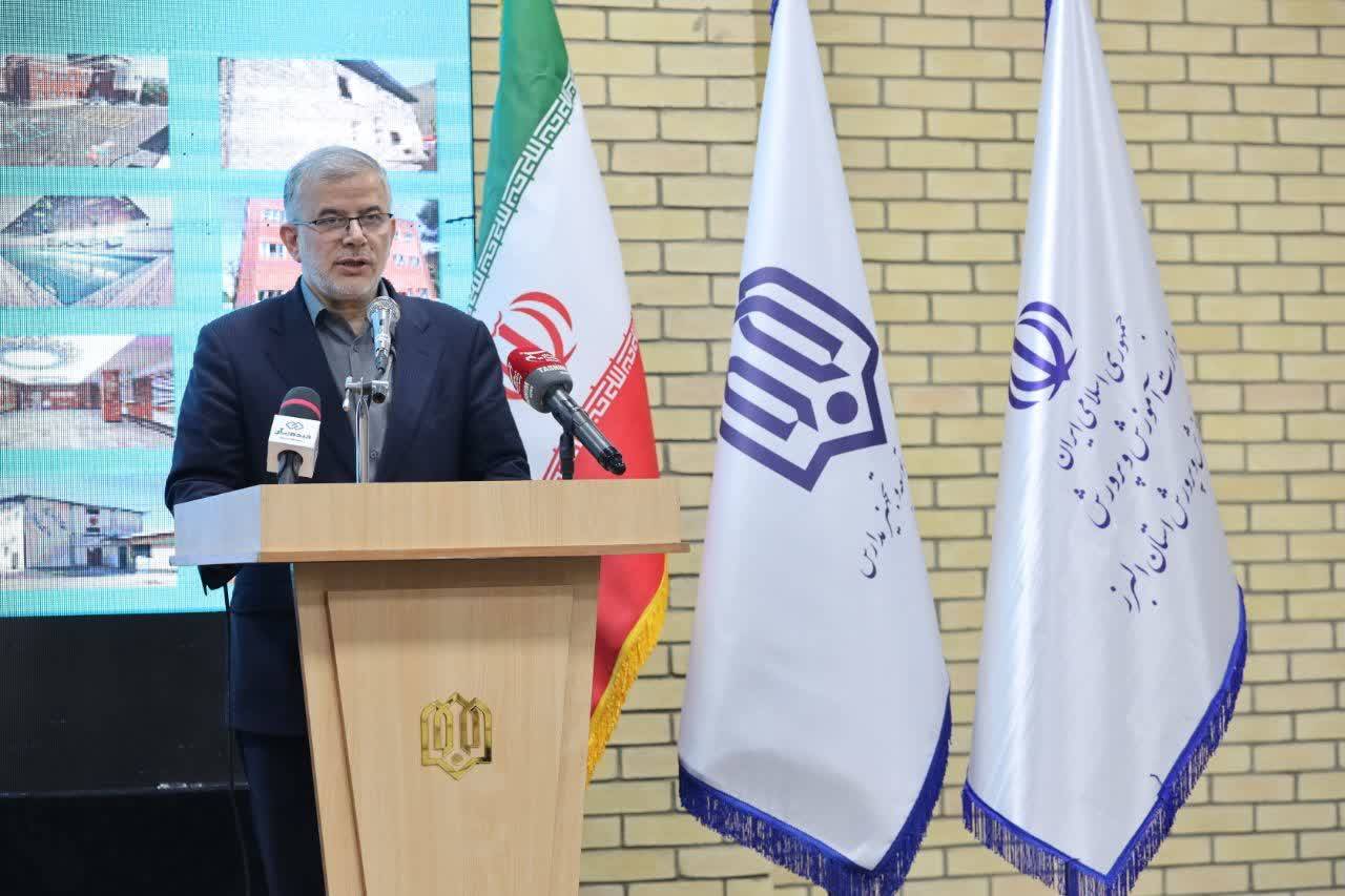 ۱۸ پروژه آموزش و پرورش استان البرز افتتاح شد/ساخت ۴۴۰ مدرسه در البرز کلید خورد