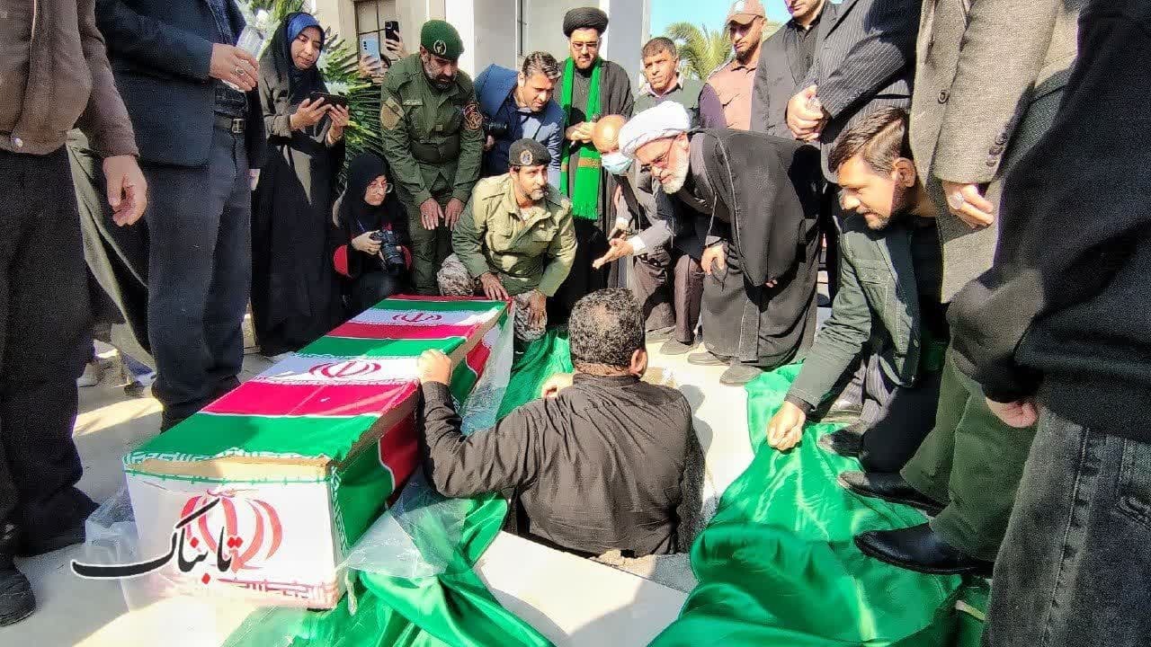 تصاویر تشییع و خاکسپاری لاله های زهرایی در مرکز گلستان