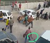 درگیری شوکه‌کننده در لیگ برتر فوتبال نوجوانان هرمزگان + فیلم