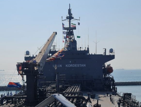 شناور راهبردی کردستان در خلیج فارس به آب انداخته شد شناور راهبردی کردستان در خلیج فارس به آب انداخته شد