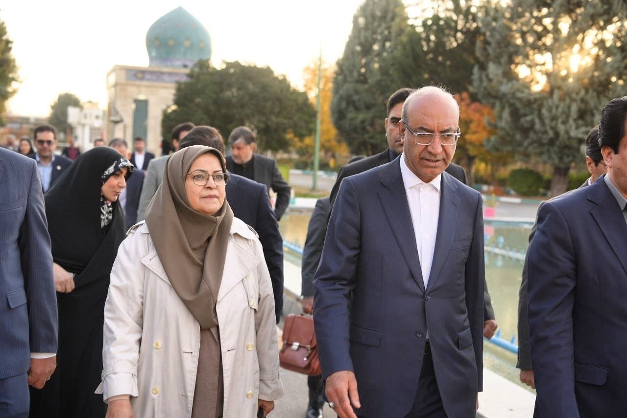 حضور معاون رئیس‌جمهور در کرمانشاه؛ آغاز سفر یک‌روزه فرزانه انصاری به استان