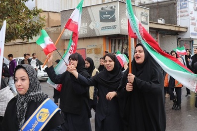 راهپیمایی 13 آبان ماه در ایلام از لنز دوربین تابناک